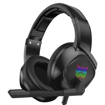 Gaming-Headset RGB Over-Ear mit Geräuschunterdrückung