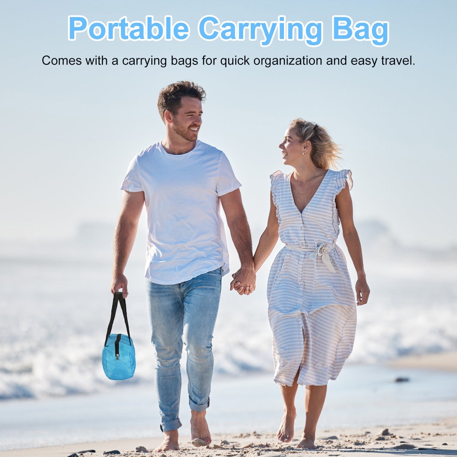 4-6 Person Beach Tent Canopy w/ Bag