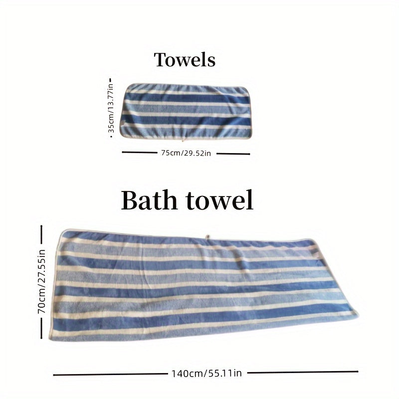 3-Piece Super Soft Bath Towel Set