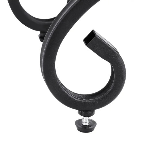 Freistehendes Weinregal aus Metall für 8 Flaschen