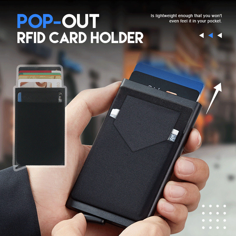 Kreditkartenetui aus Metall, Smart Wallet