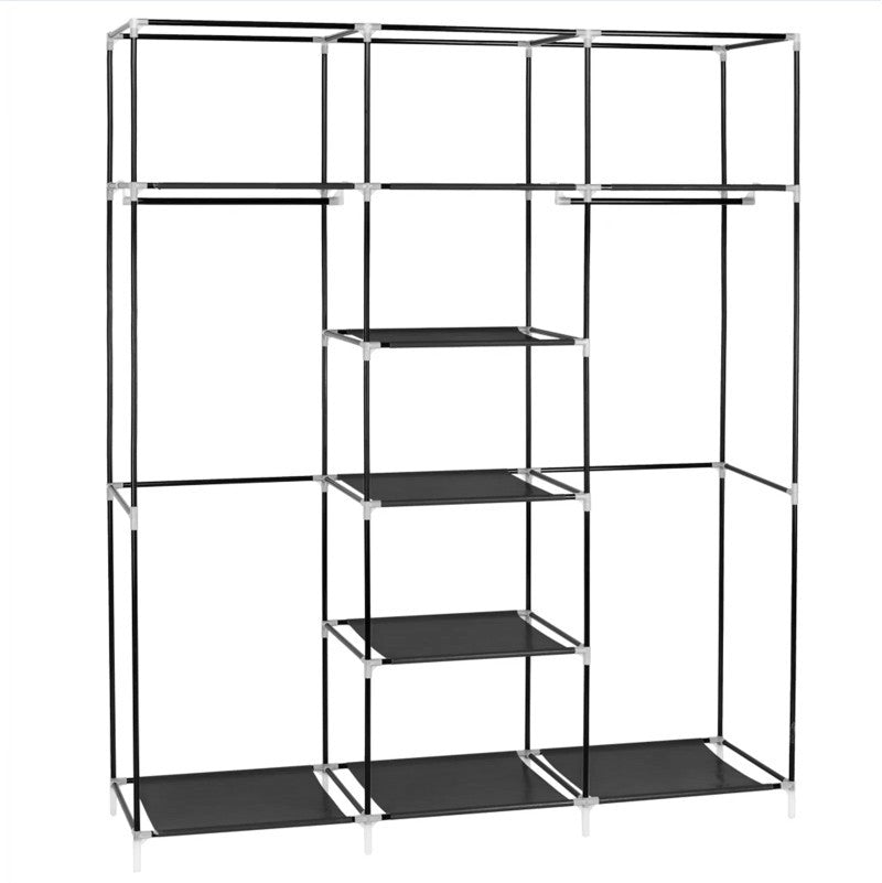 69 Inch Portable Wardrobe Storage Rack