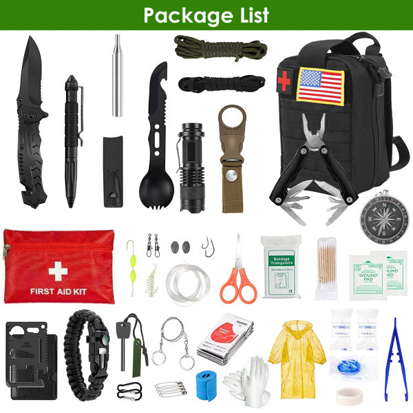 47-in-1 Survival Kit Emergency Bag