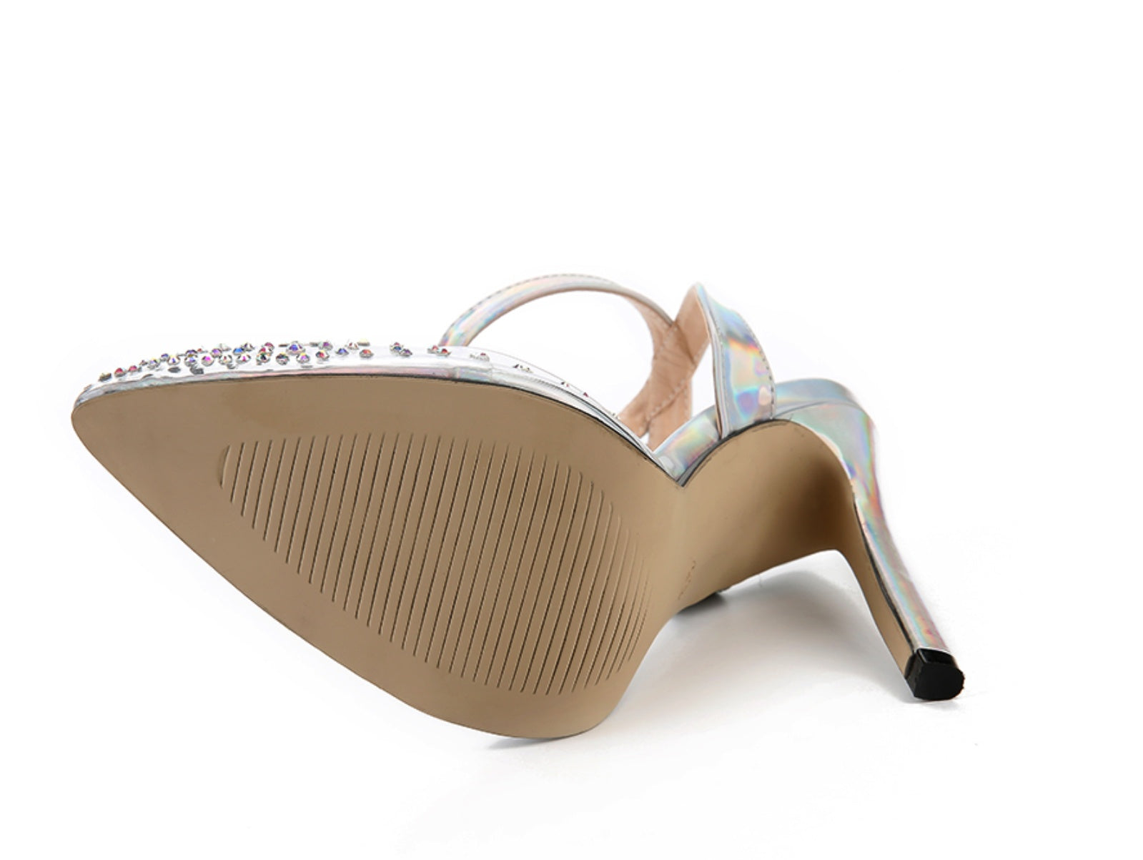 Women's Diamond Pointed Stiletto Sandals