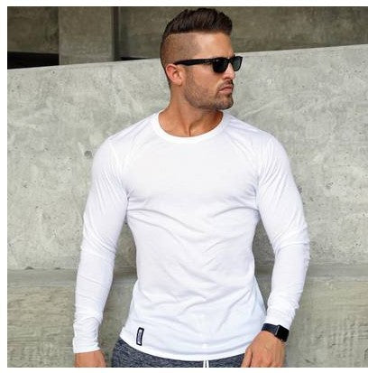 T-shirt d'entraînement à manches longues pour homme