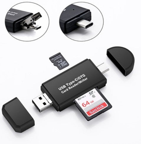3-in-1-Smartcard-Lesegerät