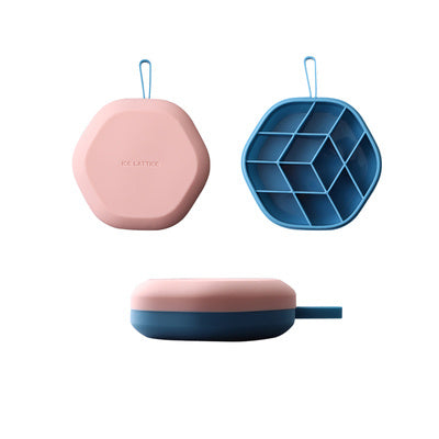 Silicone Hex Ice Mold & Storage Box