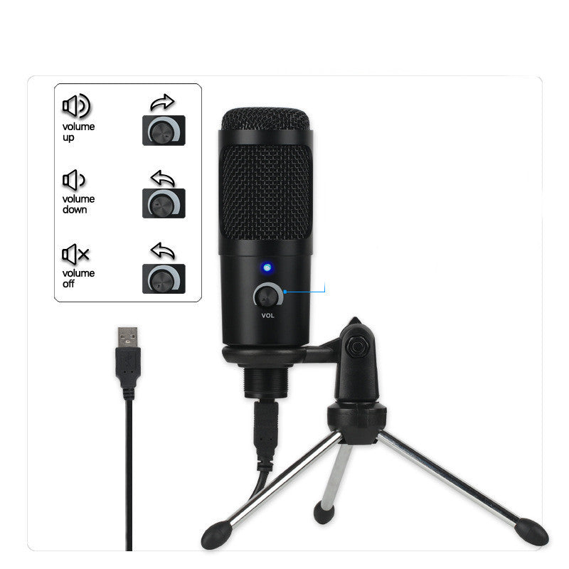 Computer Condenser Mic for Gaming & Live