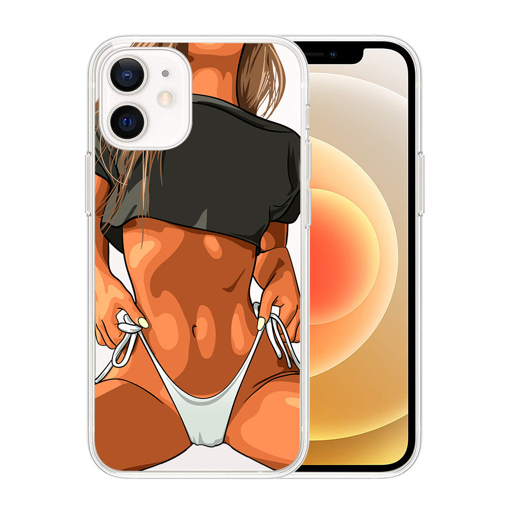 Coque de téléphone à imprimé beauté sexy