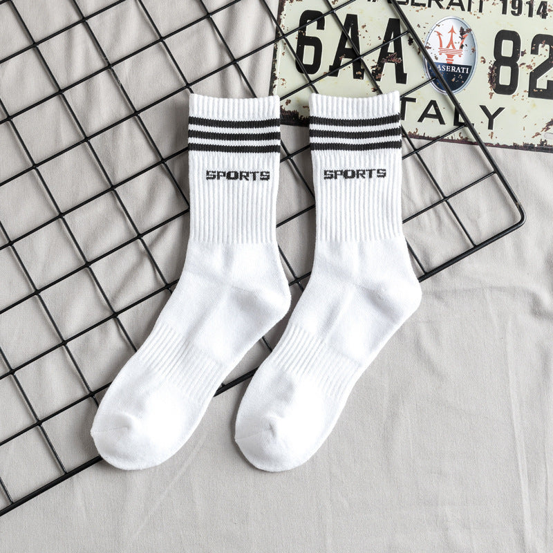 Chaussettes de basket-ball hautes en coton