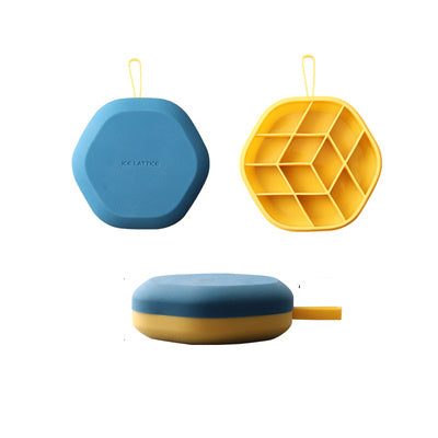 Silicone Hex Ice Mold & Storage Box