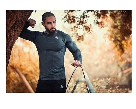 T-shirt d'entraînement à manches longues pour homme