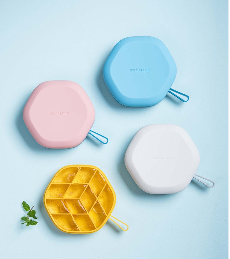 Silicone Hex Ice Mold & Storage Box