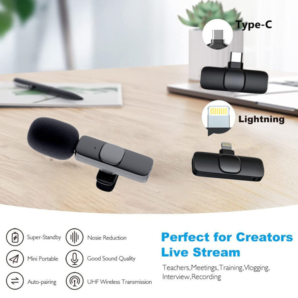 Wireless Lavalier Mic Portable Mini Mic