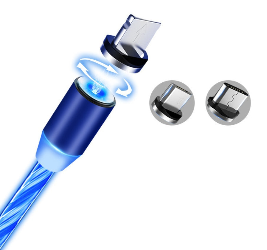 Fließendes Licht Magnetisches Datenkabel