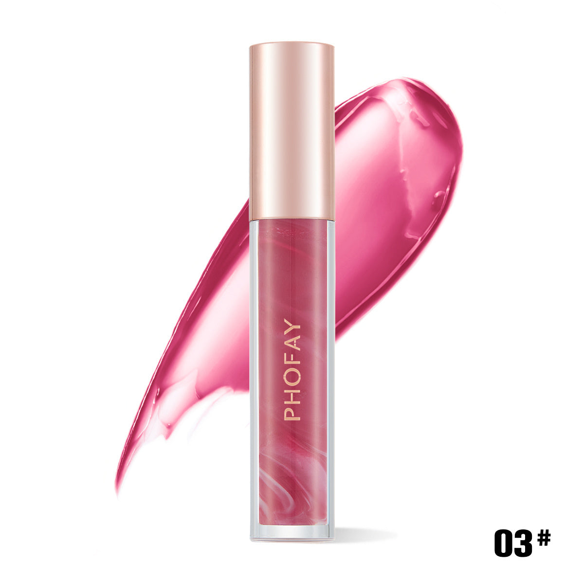 PHOFAY Rose Glow Lip Gloss