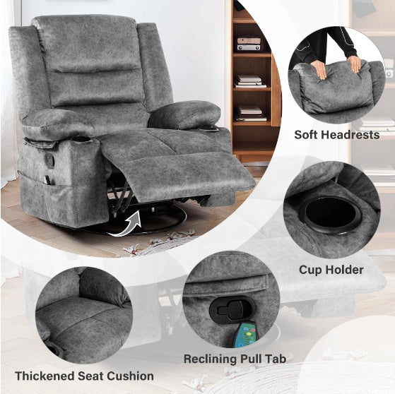 Lounge Sofa Sessel mit Massageheizung