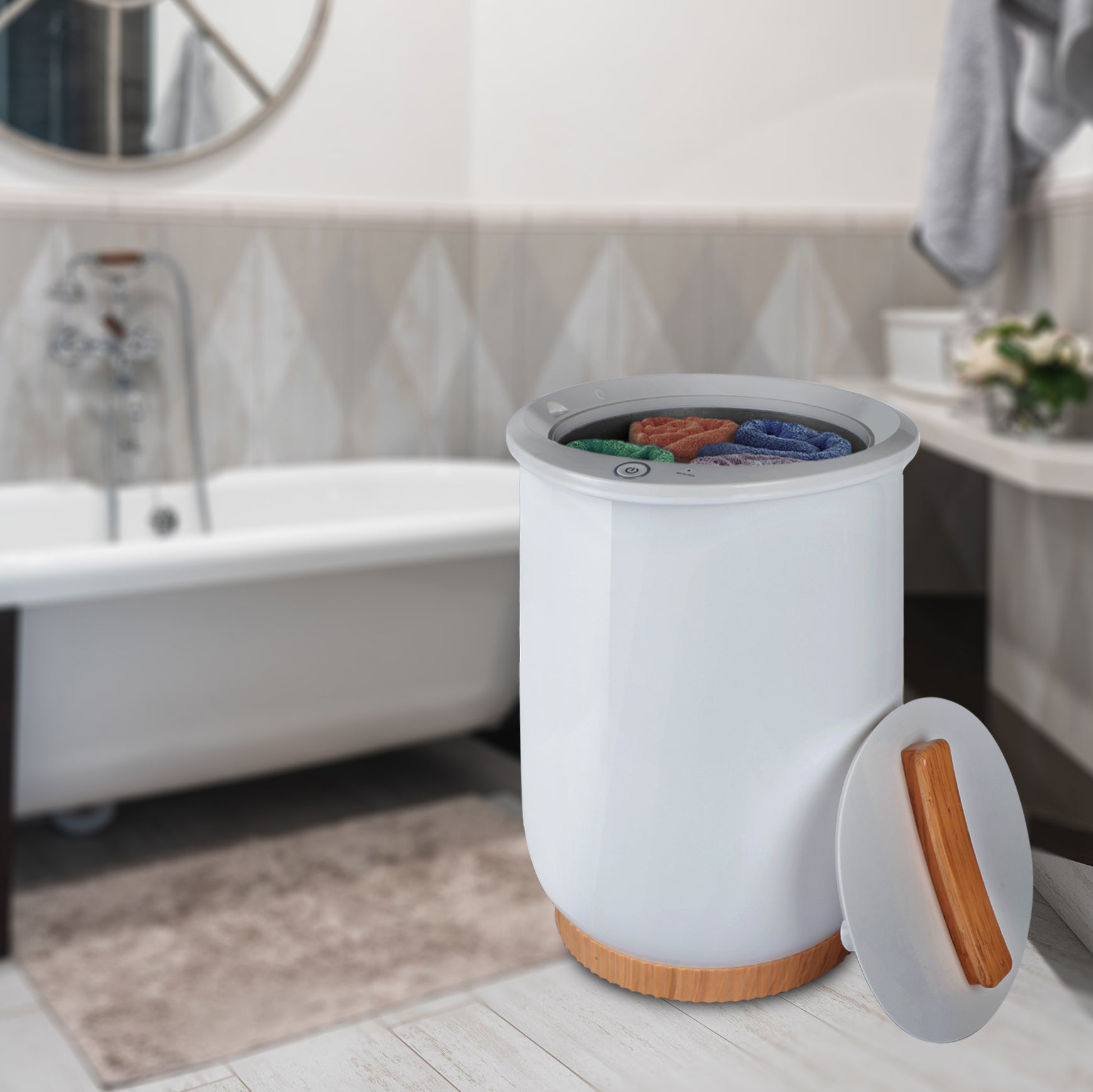 Compact Plastic Electric Towel Warmer