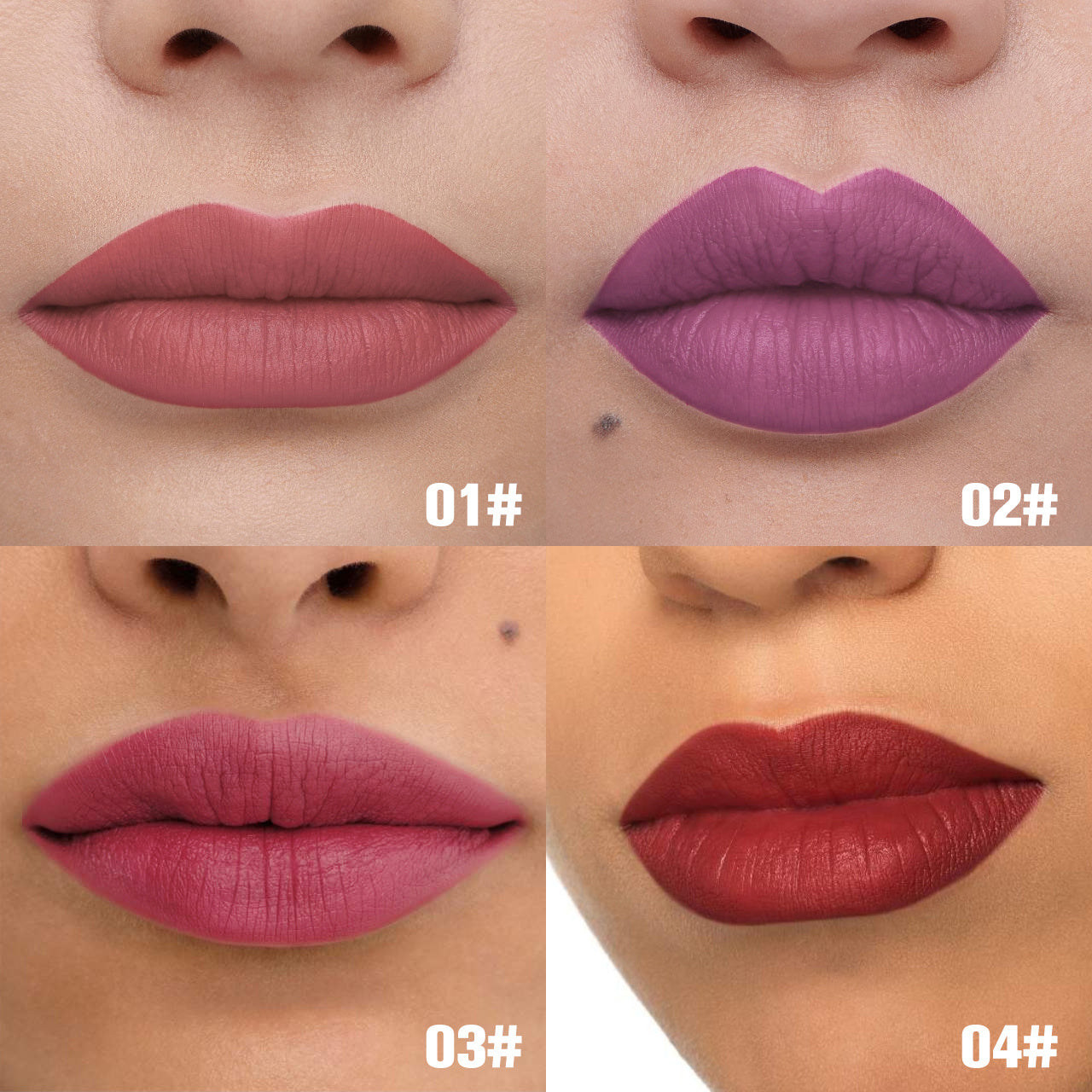 PHOFAY Nicht klebender Glanz-Lipgloss