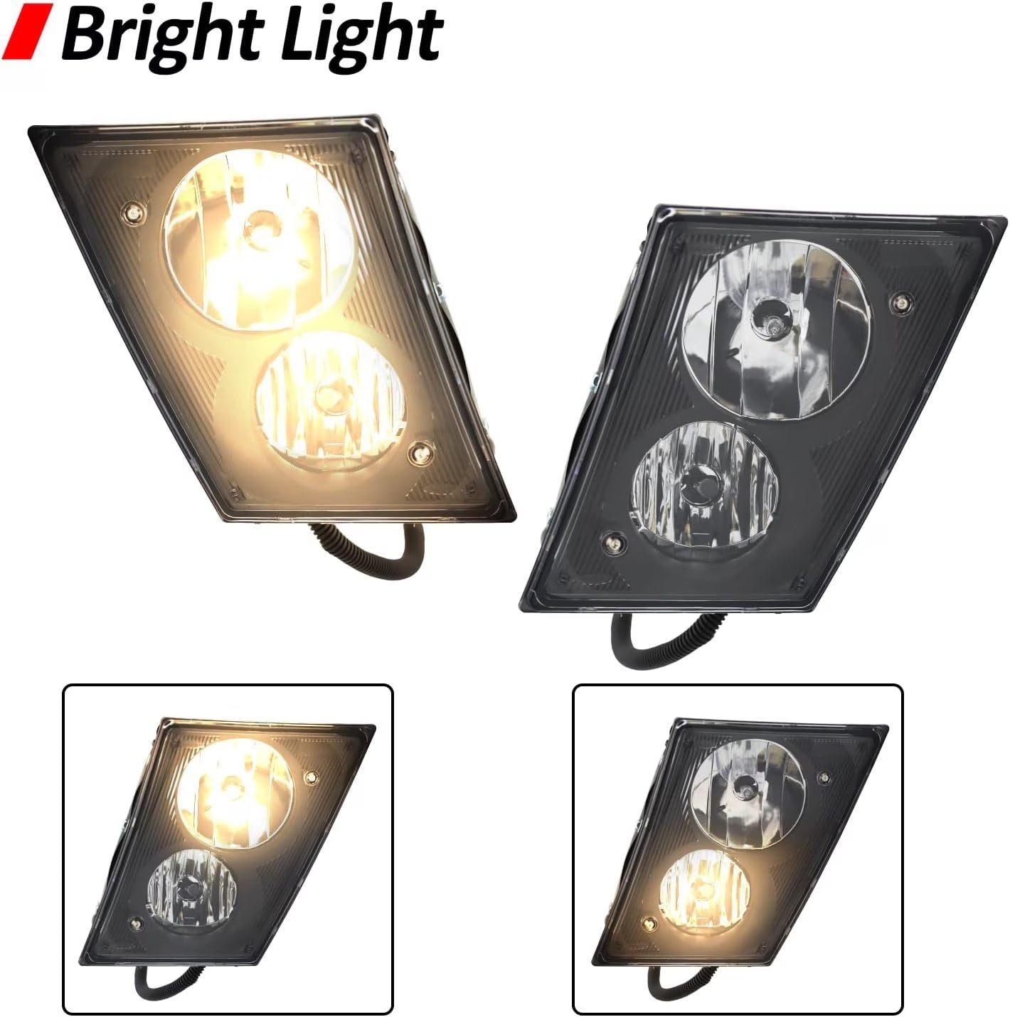 LEAVAN Fog Lamps for Volvo VN VNL 2003–2017