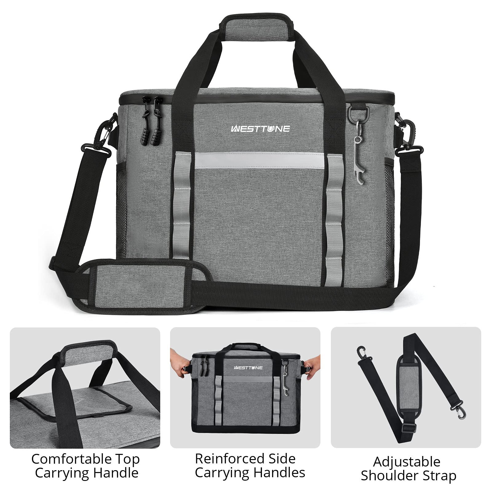 Tragbare Kühltasche – Lebensmitteleinkauf und Camping