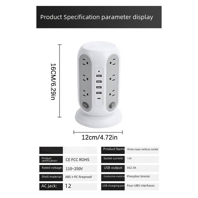 Home 5-Hole USB Fast Charging Socket