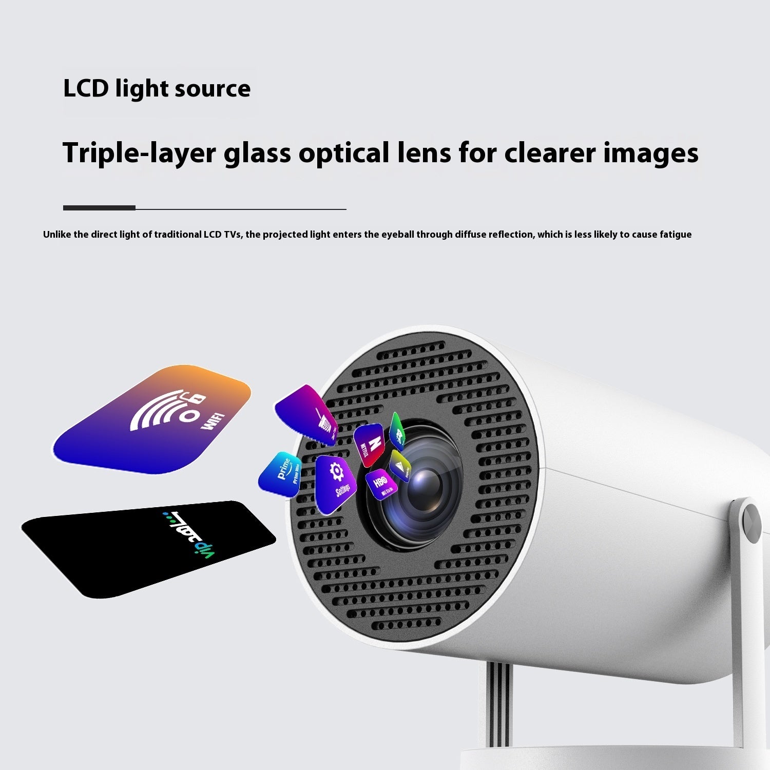 Mini Home Projector with Auto Focus