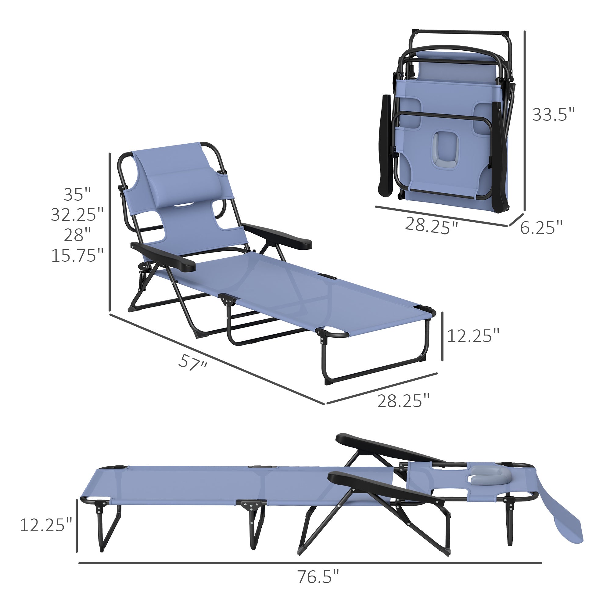 Lounge Beach Chairs – Weekday Shipping Only