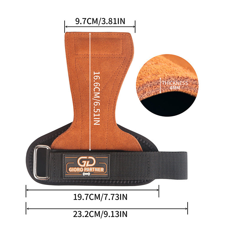 Coussinets antidérapants en cuir de vache pour l'entraînement physique