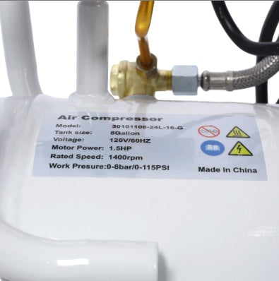 Tragbarer Luftkompressor aus Metall