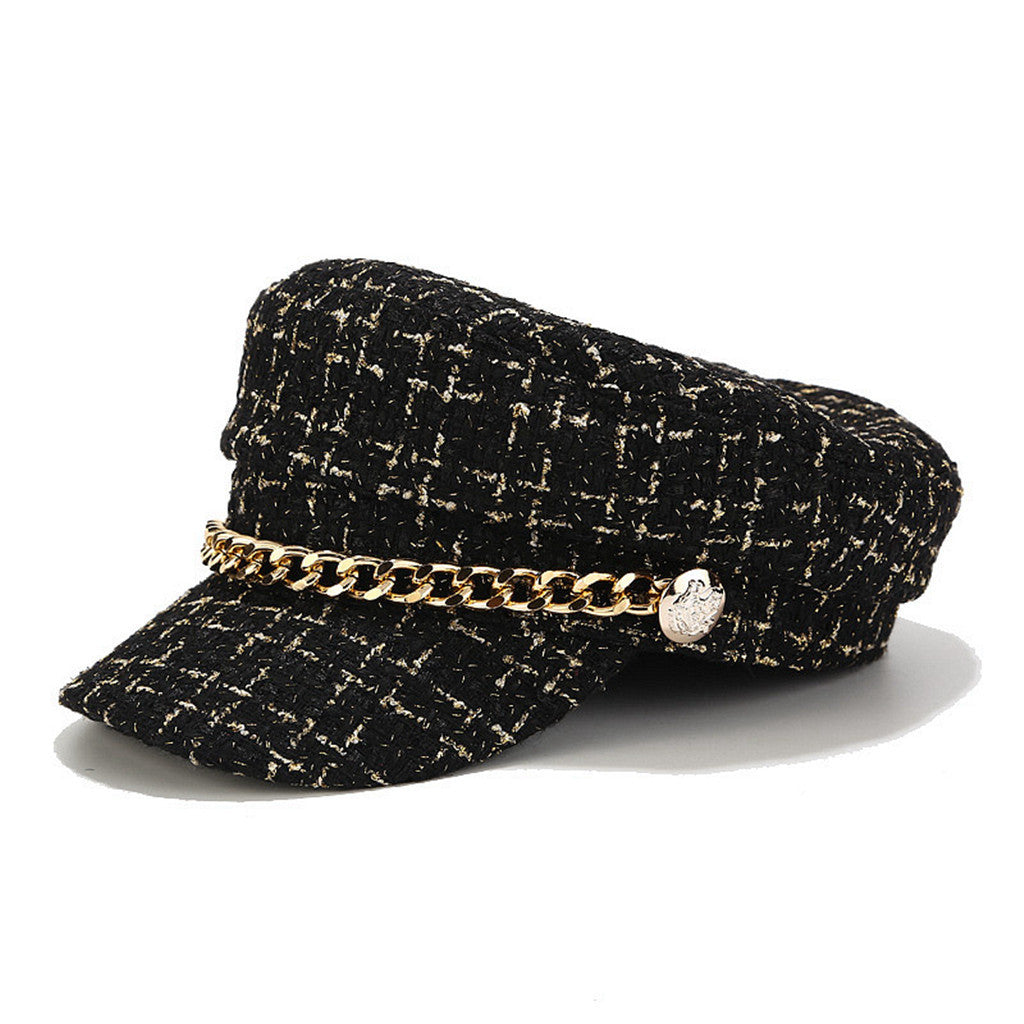 Klassische achteckige Ballonmütze