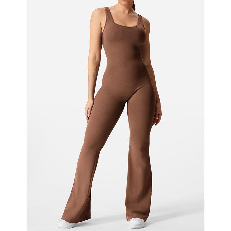Combinaison slim dos nu à effet rehausseur de hanches