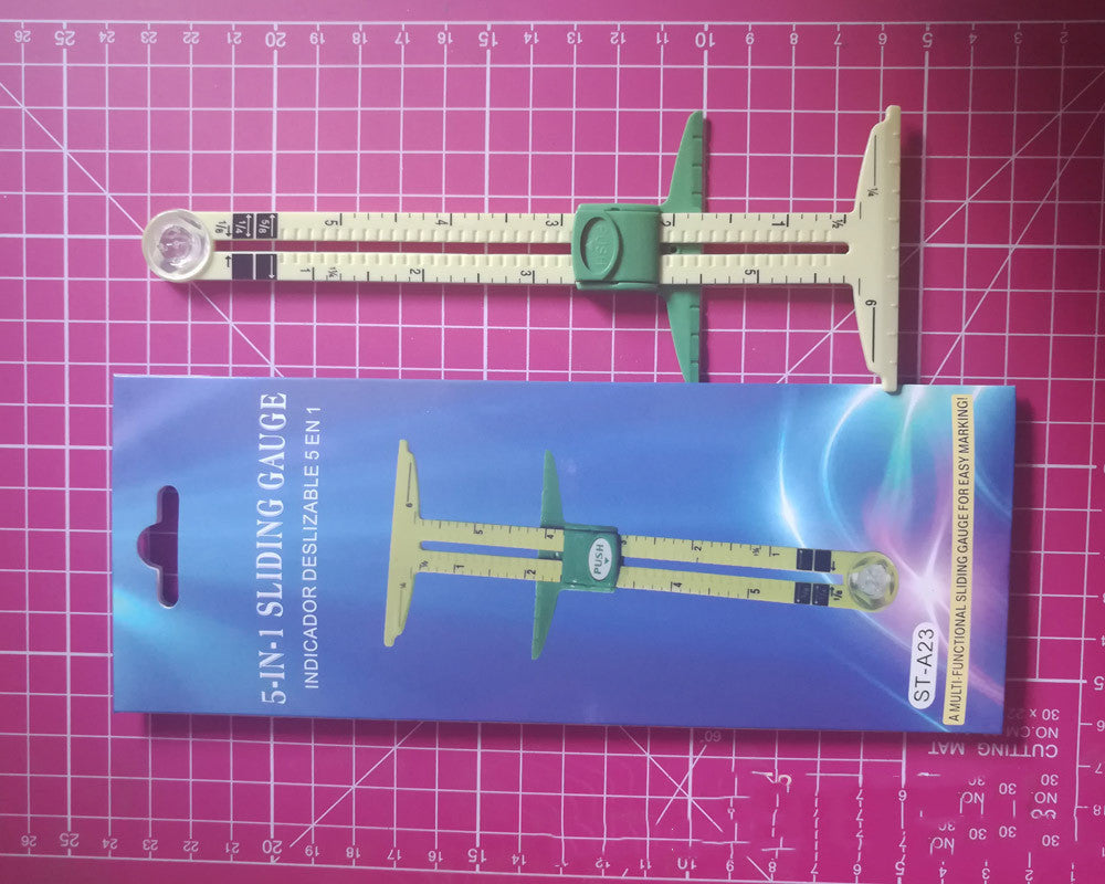 Multifunctional Patchwork Quilting Ruler