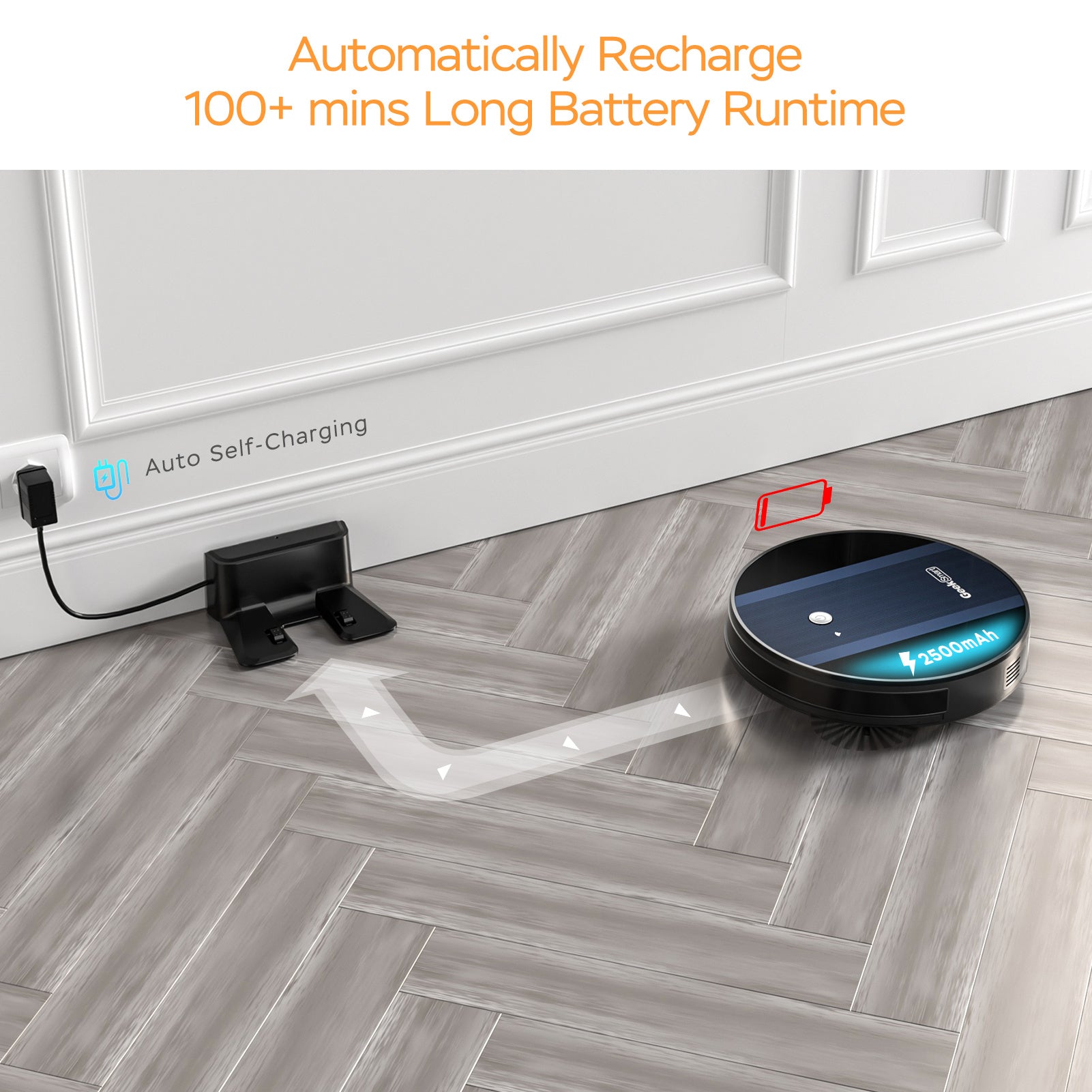 Geek G6 Plus Smart Robot Vacuum Cleaner