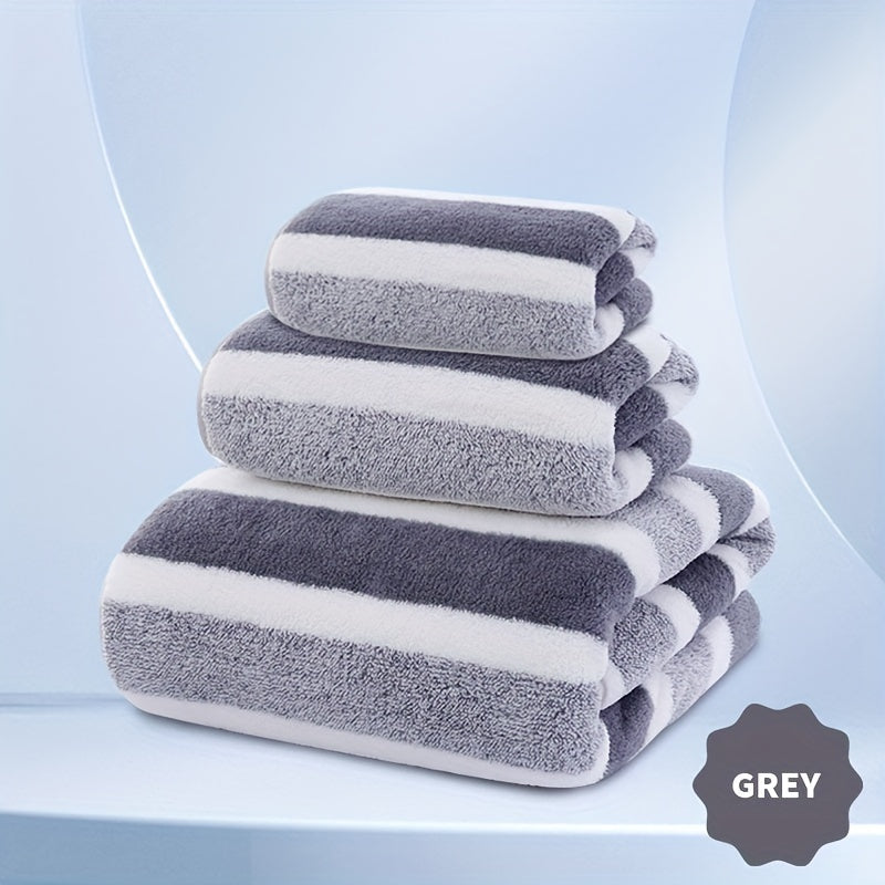 3-teiliges superweiches Badetuch-Set