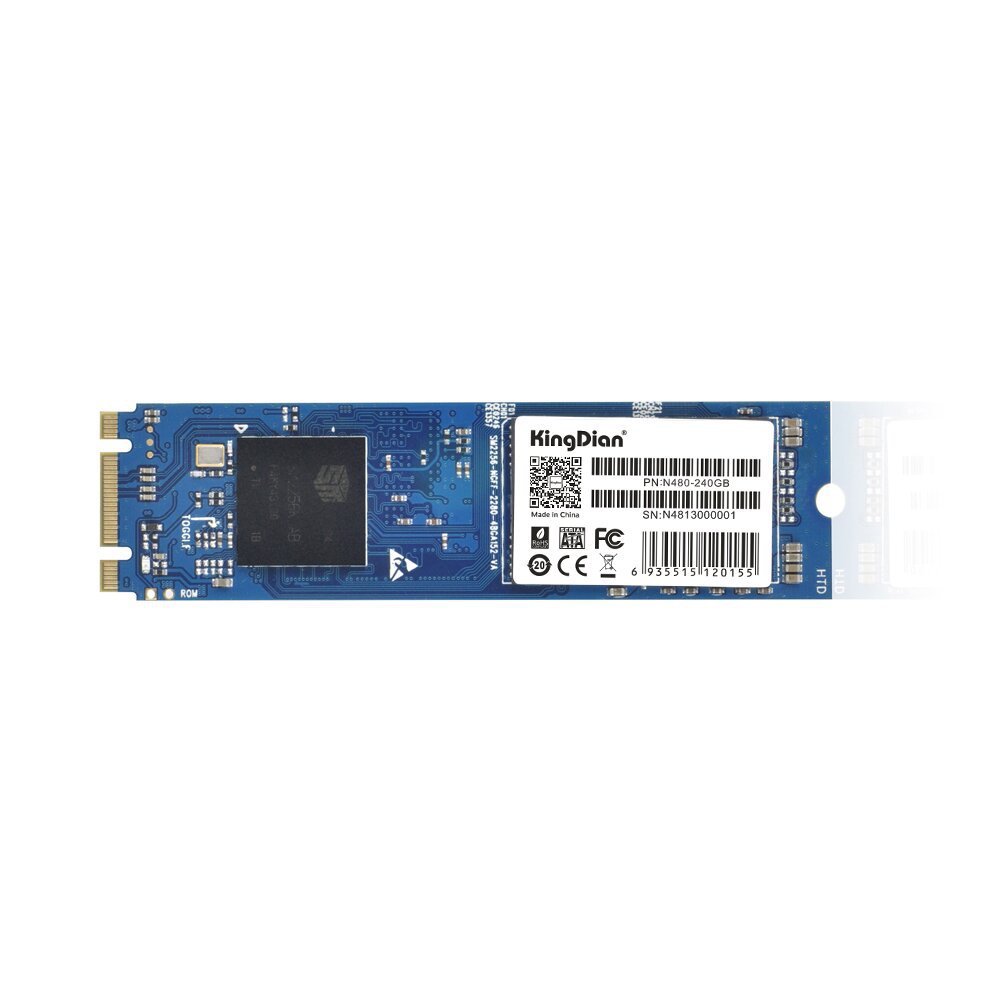 SSD M.2 NGFF2280 authentique de 256 Go, doré