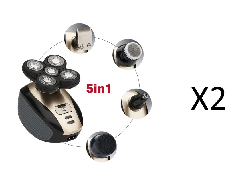 Rasoir électrique 5 en 1 pour hommes