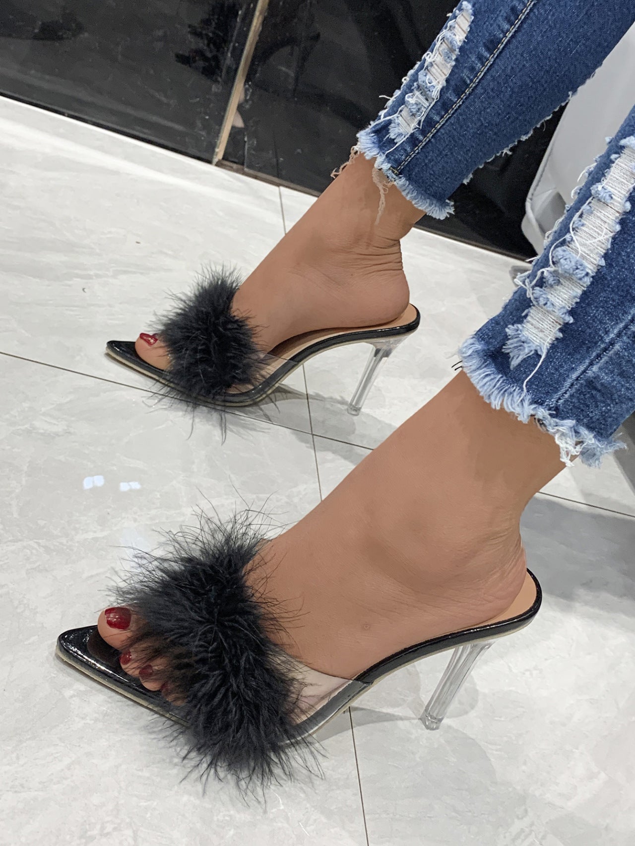 Women’s Pointed Toe Stiletto Sandals