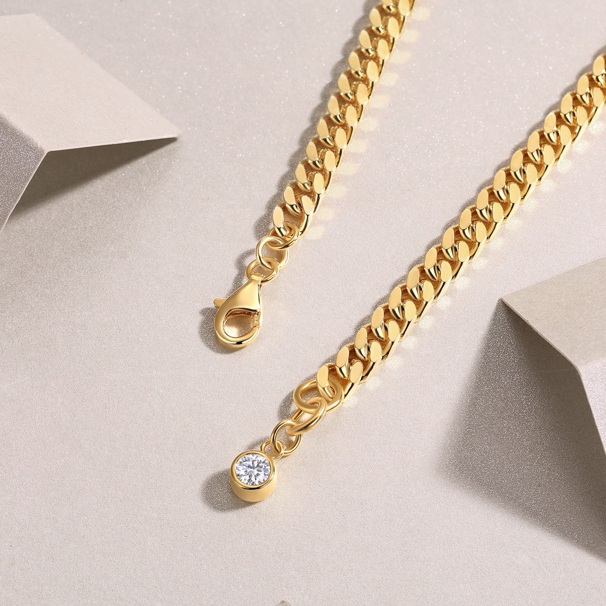 Mossan Diamond Silver Fashion Bracelet