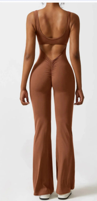 Body de yoga creux sans coutures pour femmes