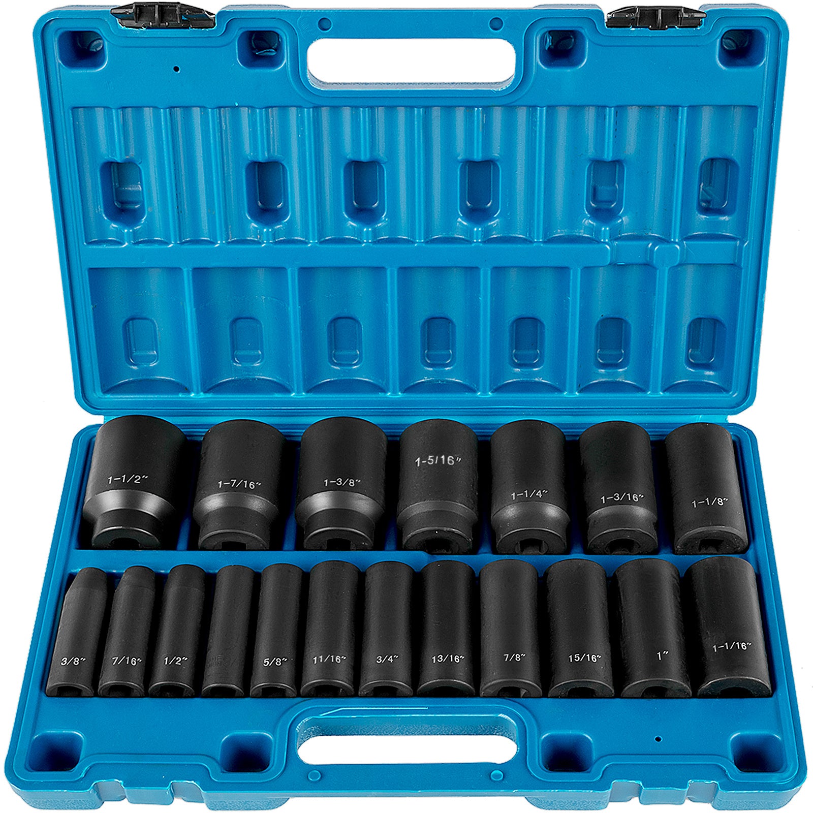 VEVOR 19-Piece Impact Socket Set w/ Cage