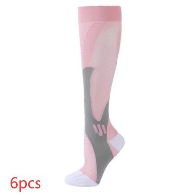 Chaussettes de compression élastiques pour le sport