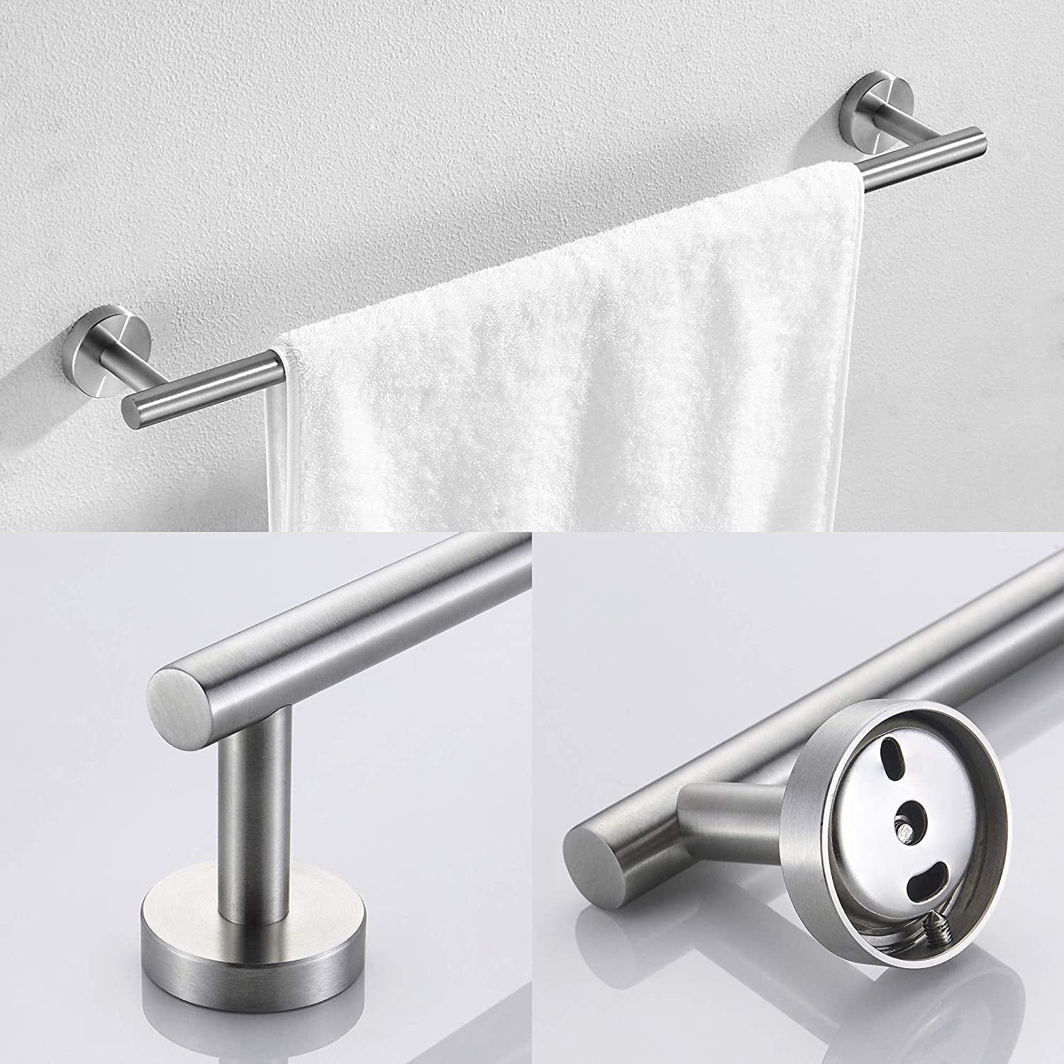 3-Piece Bathroom Towel Rack & Hanger Set