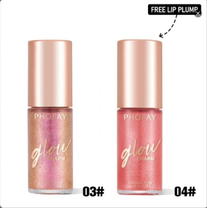 PHOFAY Shimmer Glow Lip Gloss