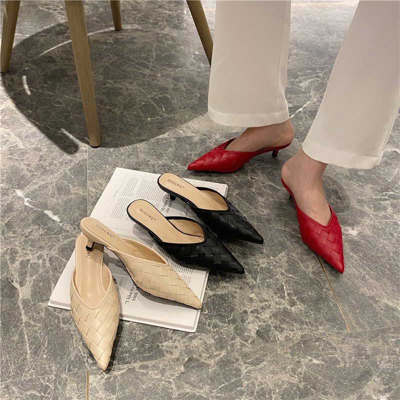 Spitze Stiletto-Sandalen für Damen