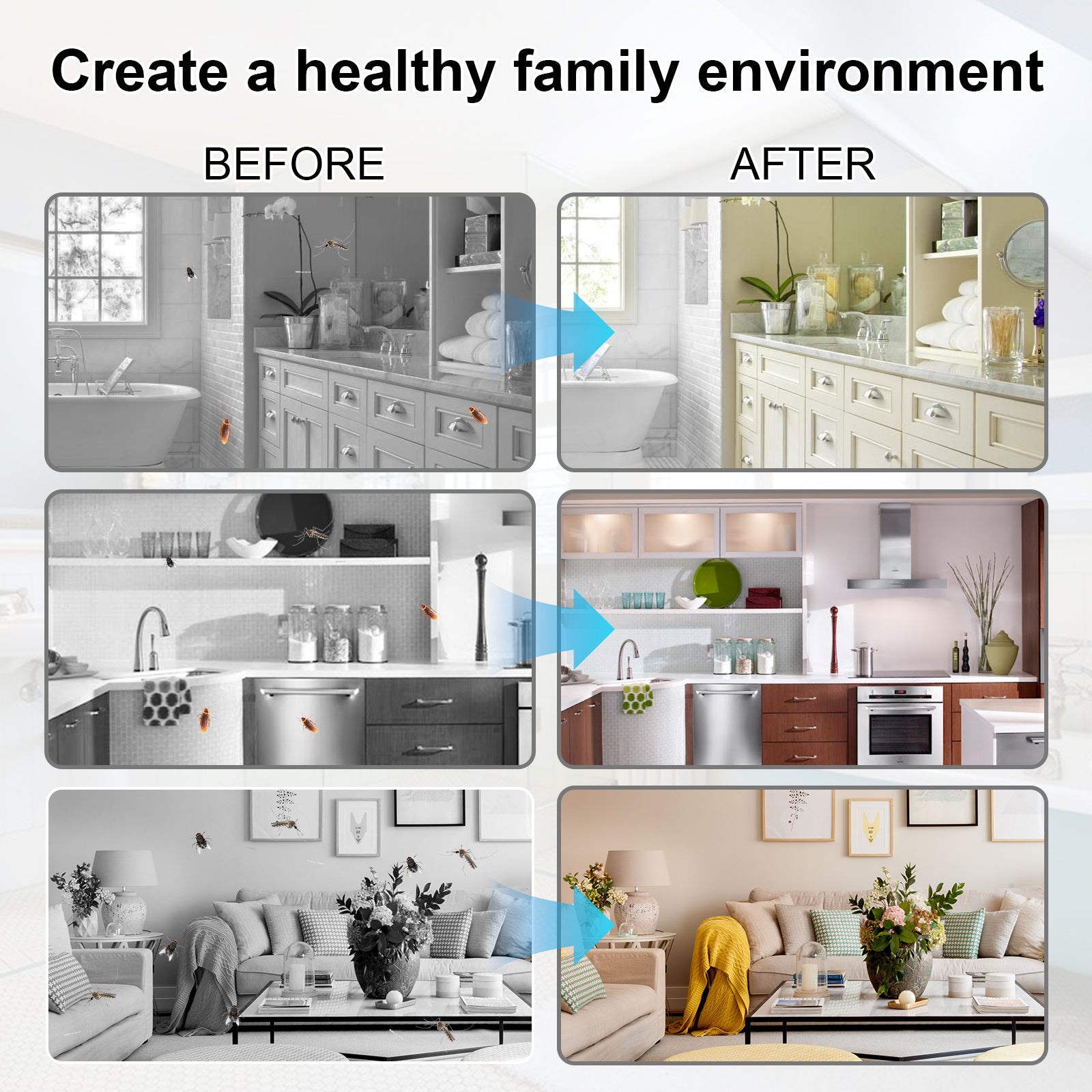 Jue-Fish Ultrasonic Pest Repeller Plug-In