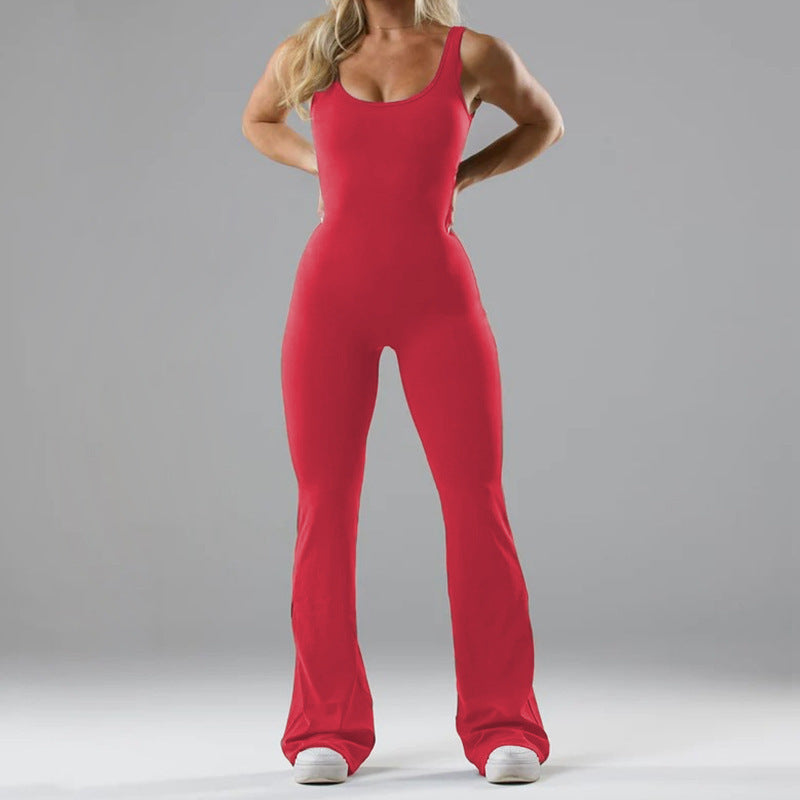 Body de yoga creux sans coutures pour femmes