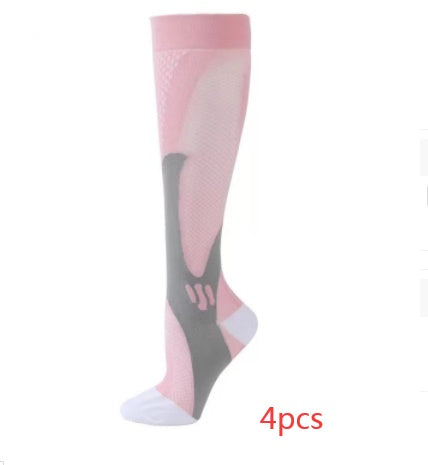 Chaussettes de compression élastiques pour le sport