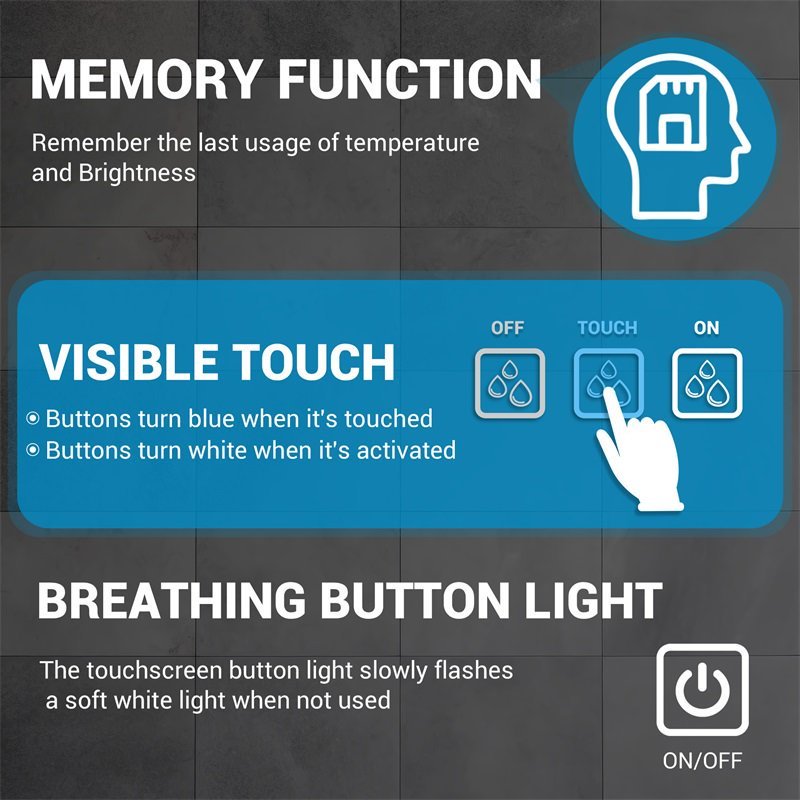 LED Bathroom Mirror with Backlight