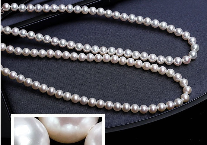 Klassische Perlenkette für Damen